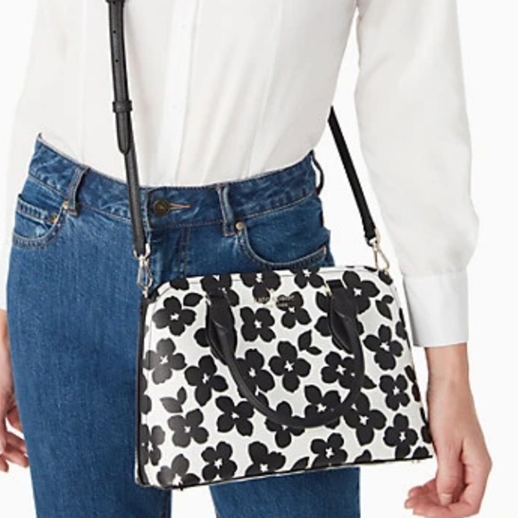 Kate Spade darcy graphic blooms small satchel - Picture 11 of 13